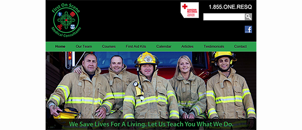 First On Scene Website Preview
