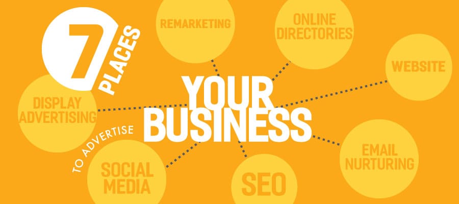 7 Places to advertise your business