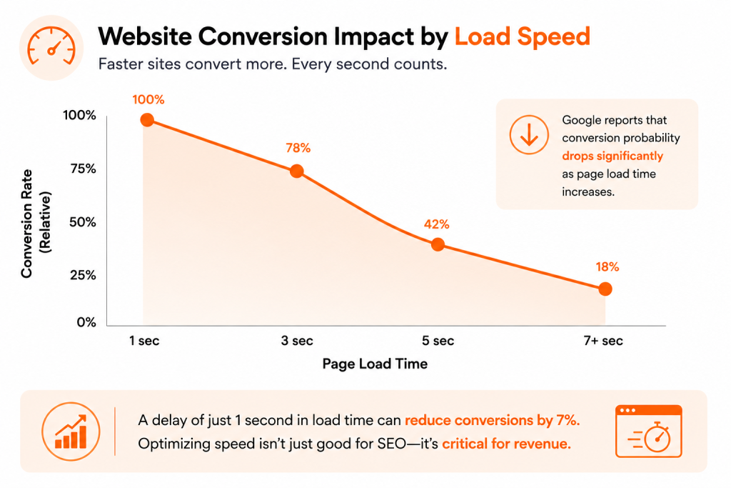 Website Conversion graph